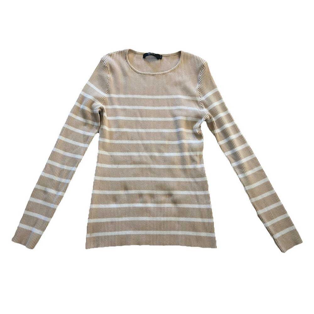 Zesica Sweater Women’s Pullover Stripe Size XL